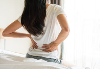 back pain after c section