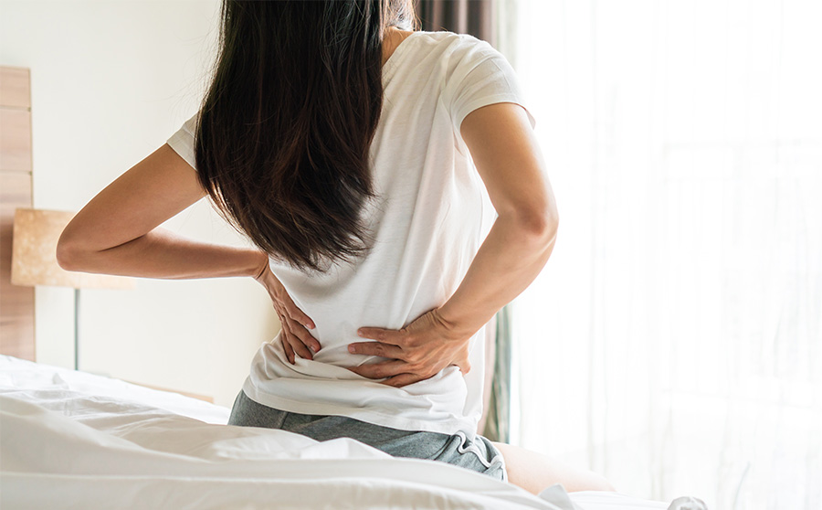 back pain after c section