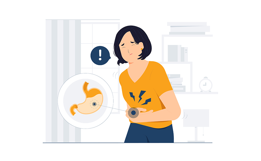 food poisoning vs stomach flu